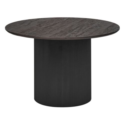 Table De Repas Sheho Noir 120 Cm 120 Cm