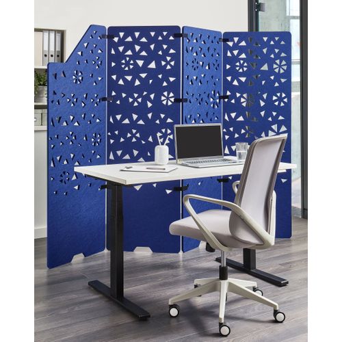 Séparateur De Bureau Paravent Starry Bleu Marine