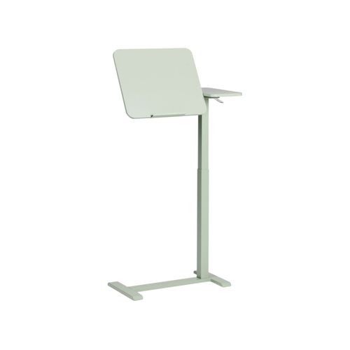 Bureau Réglable Manuellement En Hauteur Pour Ordinateur Portable Schola Vert Clair 70 Cm 40 Cm