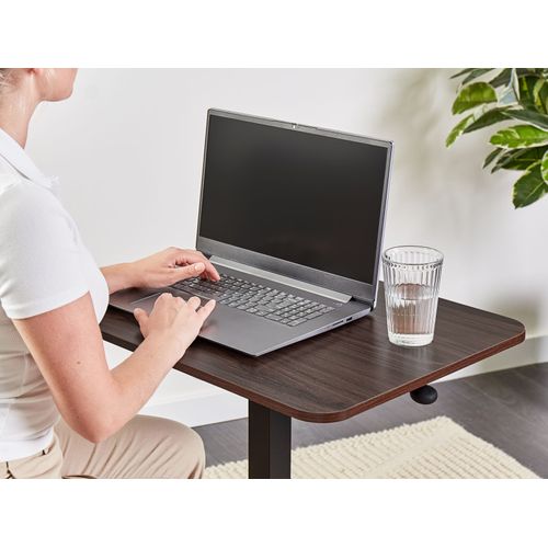 Support Réglable Pour Ordinateur Portable 65 X 48 Cm Bois Foncé Academia