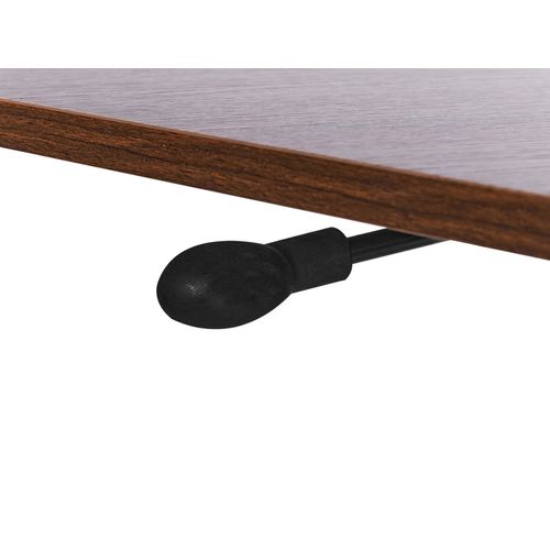 Support Réglable Pour Ordinateur Portable 65 X 48 Cm Bois Foncé Academia