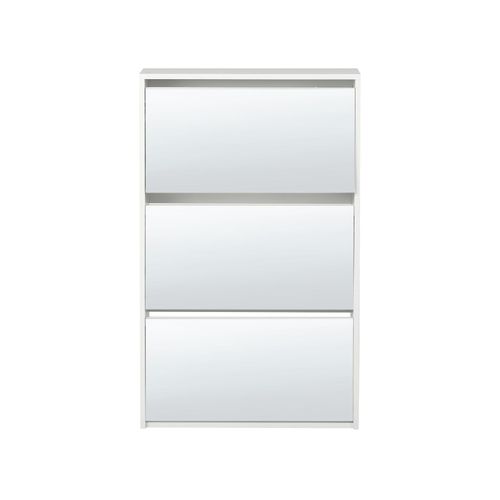 Meuble à Chaussures Midfield Avec Rangement Blanc