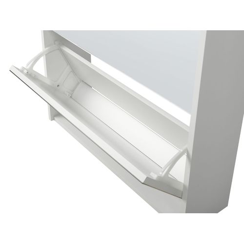 Meuble à Chaussures Midfield Avec Rangement Blanc