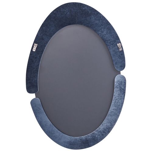 Miroir Massay 53 Cm 90 Cm Velours Bleu Foncé