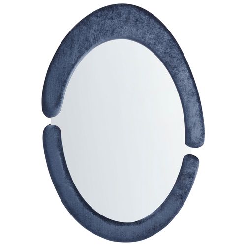 Miroir Massay 53 Cm 90 Cm Velours Bleu Foncé