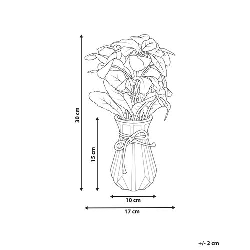 Plante Artificielle Peperomia Argyreia 30 Cm Vert