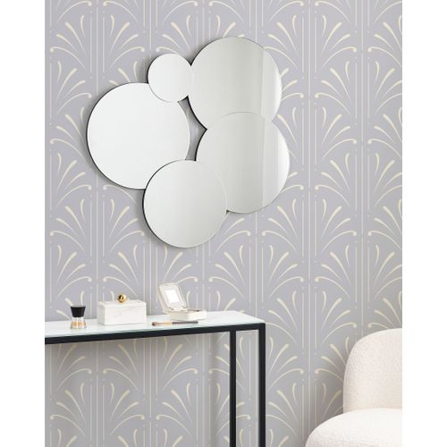Miroir Clais 82 Cm 80 Cm Argenté