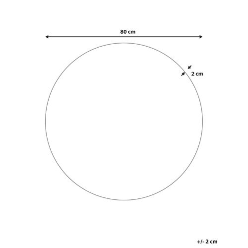 Miroir Bouchon 80 Cm 80 Cm Vert