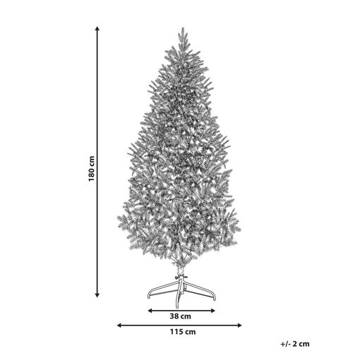 Sapin De Noël Artificiel Talbot 180 Cm Blanc