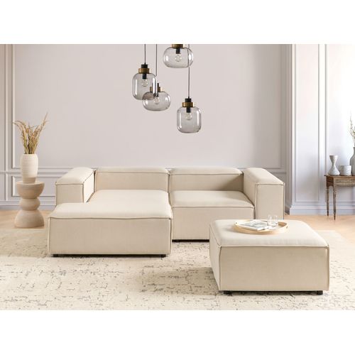 Ottoman Ardal Tissu Beige
