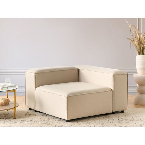 Module D'angle Ardal Tissu Beige Côté Gauche