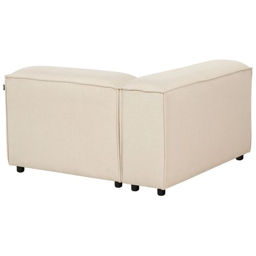 Canapé Modulable 3 Places Ardal Tissu Beige
