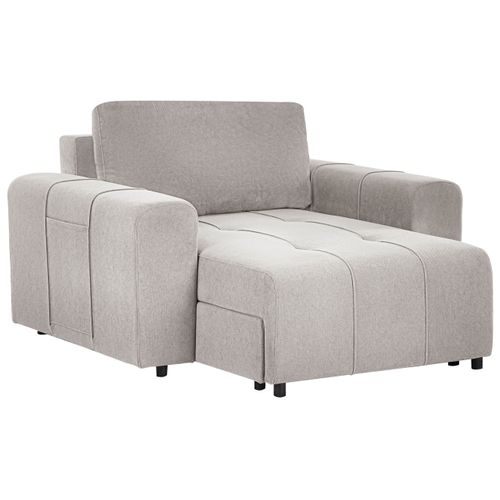 Méridienne Innvik Tissu Gris Clair