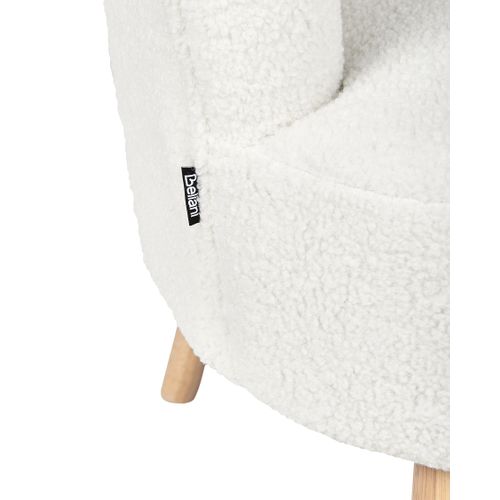 Fauteuil Odenzen Bouclé Blanc