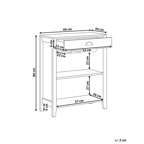 Commode Walkerston Marron Foncé