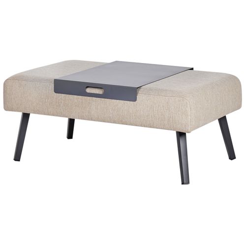 Ensemble De Canapés D'angle De Jardin 4 Places Sorrivoli Côté Gauche Beige