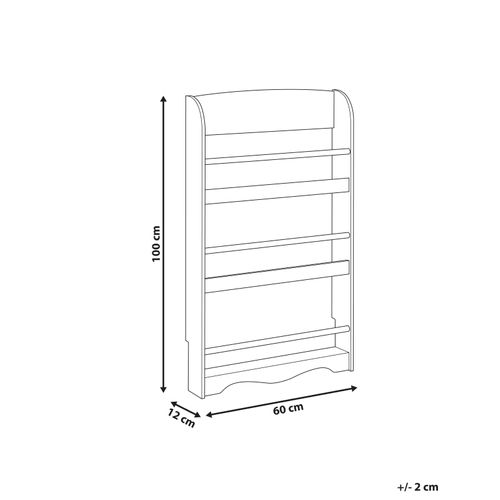 Bibliothèque Murale Liloet 100 Cm Vert Clair