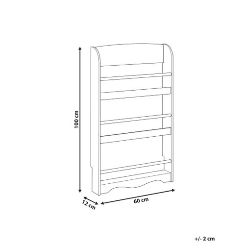 Bibliothèque Murale Liloet 100 Cm Blanc