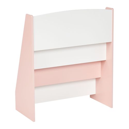Bibliothèque 4 Étagères Liloet 70 Cm Rose Pastel