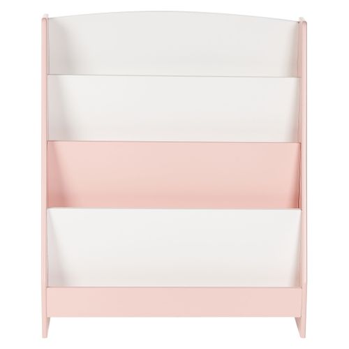 Bibliothèque 4 Étagères Liloet 70 Cm Rose Pastel