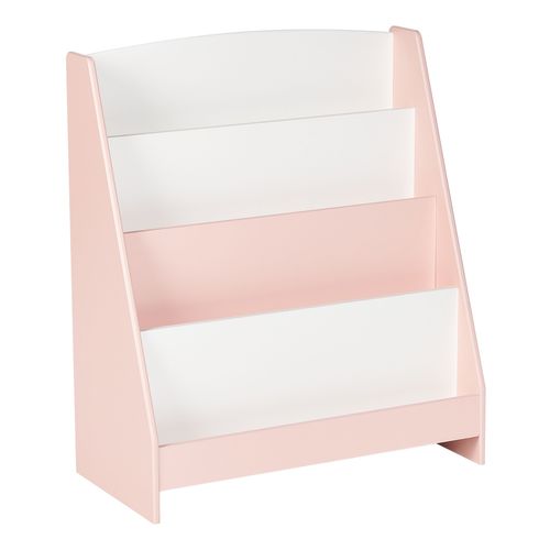 Bibliothèque 4 Étagères Liloet 70 Cm Rose Pastel