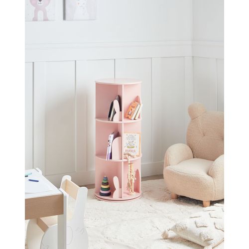 Étagère Rotative Caney 94 Cm Rose Pastel