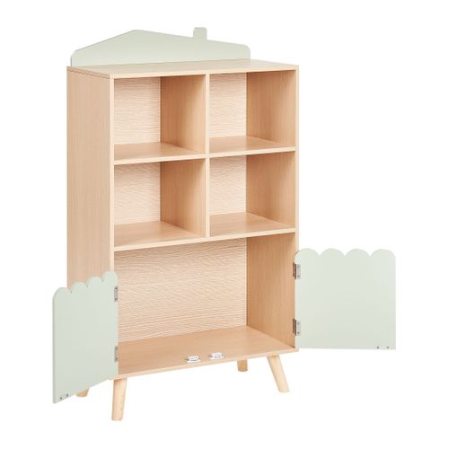 Étagère à 2 Niveaux Lackey 105 Cm Vert Clair