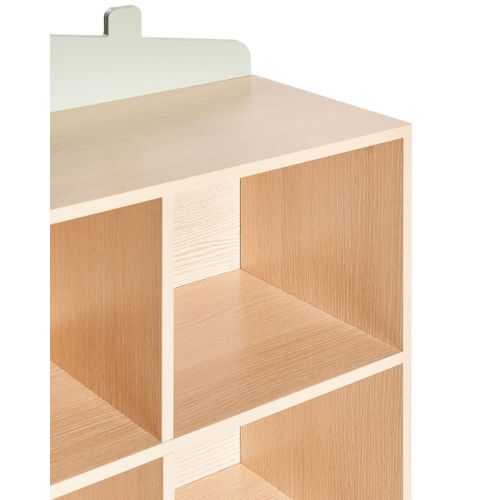 Étagère à 2 Niveaux Lackey 105 Cm Vert Clair