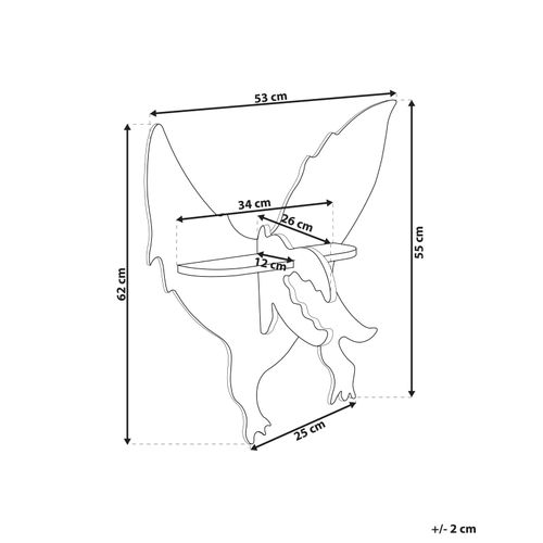 Étagère Murale Durango 62 Cm Vert Clair