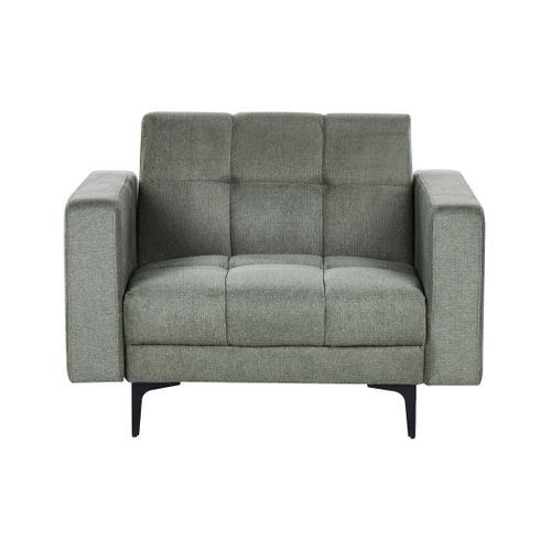 Fauteuil Alnes Tissu Vert Foncé