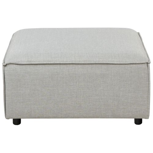 Ottoman Ardal Tissu Gris Clair
