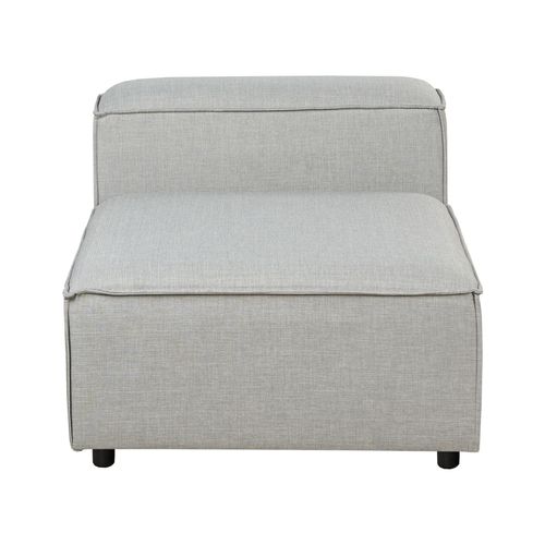Module Fauteuil Ardal Tissu Gris Clair