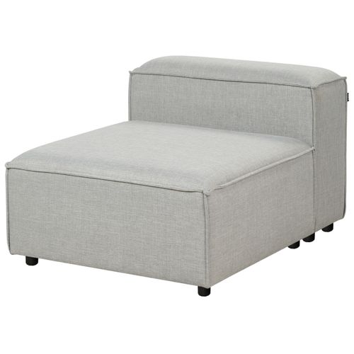 Module Fauteuil Ardal Tissu Gris Clair