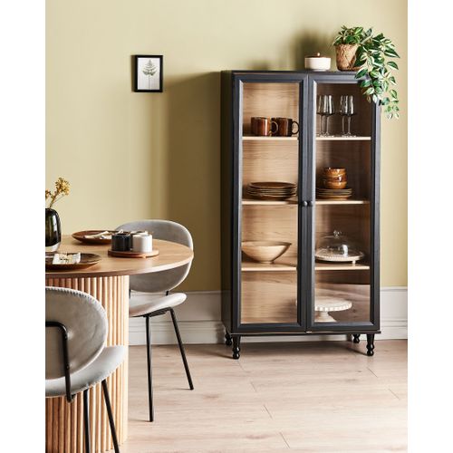Vitrine En Verre Tingledale 80 Cm Noir
