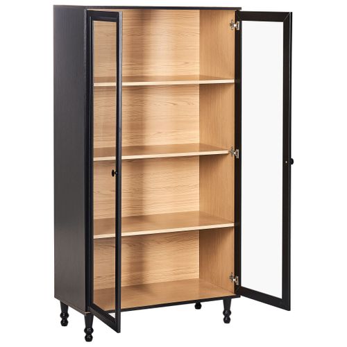 Vitrine En Verre Tingledale 80 Cm Noir