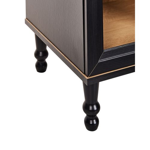 Vitrine En Verre Tingledale 40 Cm Noir