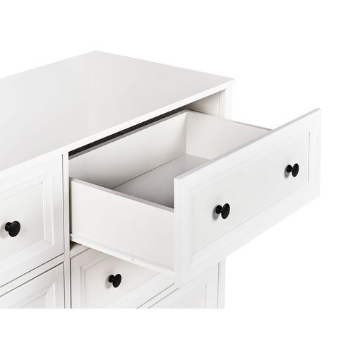 Commode à 6 Tiroirs Hazelvale Blanc