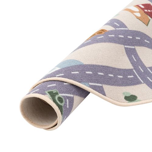 Tapis Rues Pour Enfants Fun Town Rond 200x200cm