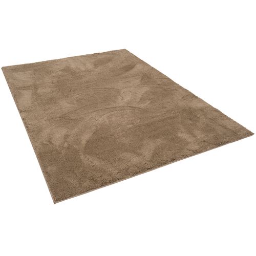 Tapis à Poils Longs Silky 80x150cm Taupe