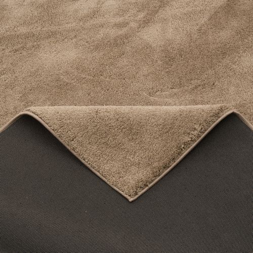 Tapis à Poils Longs Silky 140x200cm Taupe