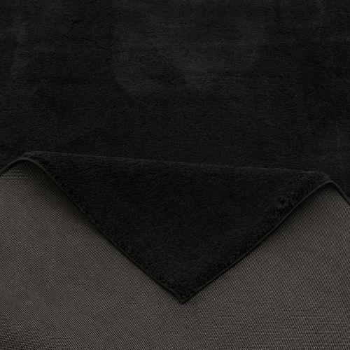 Tapis à Poils Longs Silky 120x170cm Noir