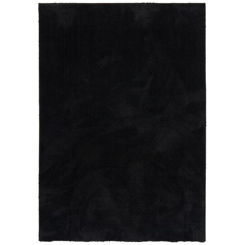 Tapis à Poils Longs Silky 120x170cm Noir