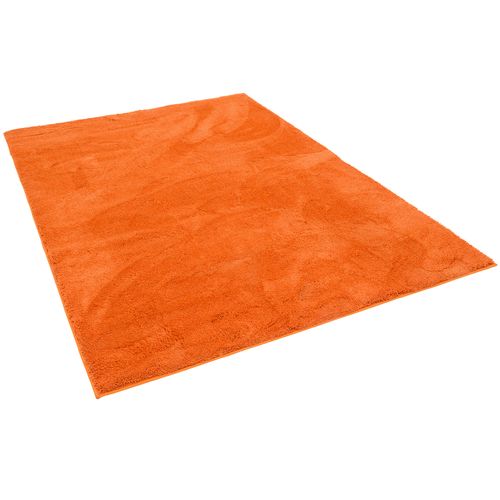 Tapis à Poils Longs Silky 160x230cm Orange