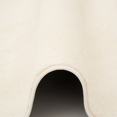 Tapis à Poils Longs Melia Rond 200cm Crème