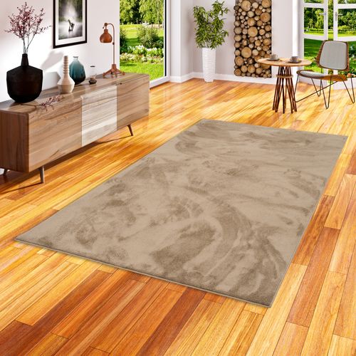 Tapis à Poils Longs Melia 120x170cm Taupe