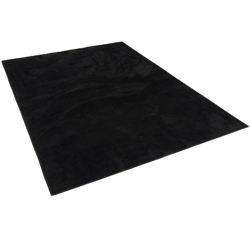 Tapis à Poils Longs Melia 120x170cm Noir