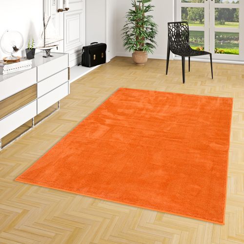 Tapis à Poils Longs Melia 80x150cm Orange