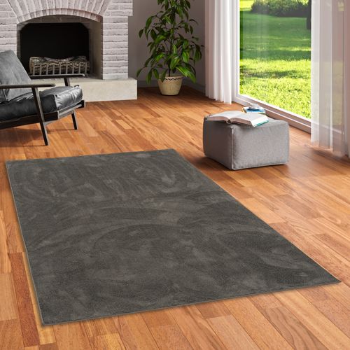 Tapis à Poils Longs Melia 80x150cm Anthracite