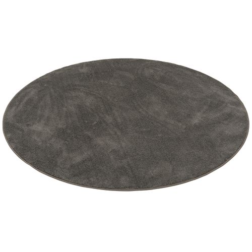 Tapis à Poils Longs Melia Rond 200cm Anthracite