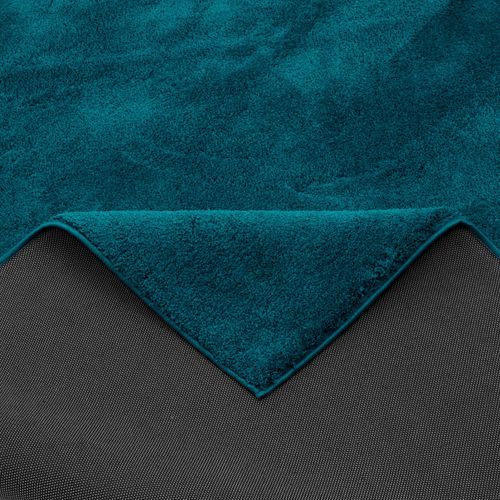 Tapis à Poils Longs Silky 140x200cm Bleu Foncé